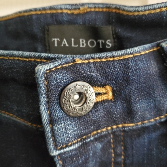Talbots Straight Leg Jeans - Venus Wash Size 6P - Picture 5 of 8
